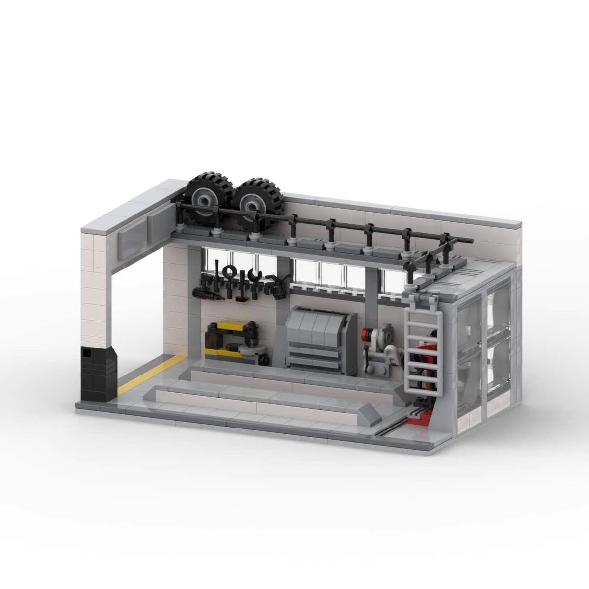 "Automobilių tvarkymo garažiukas" Konstruktorius