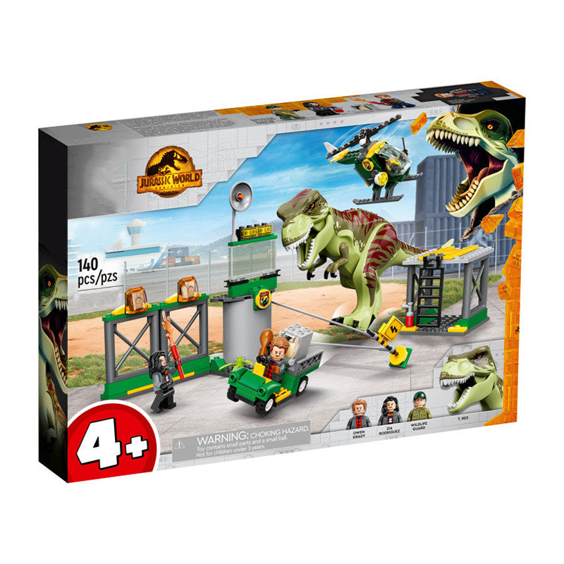 "Dinozauro tiranozauro pabėgimas" Konstruktorius