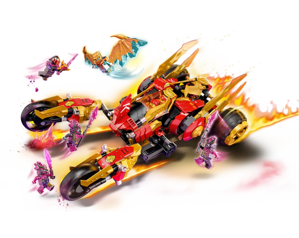 "Kai auksinio drakono automobilis" Konstruktorius