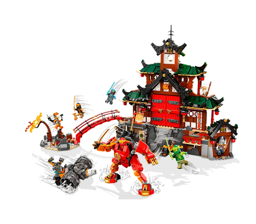 "Nindzių treniruočių šventovė" Konstruktorius