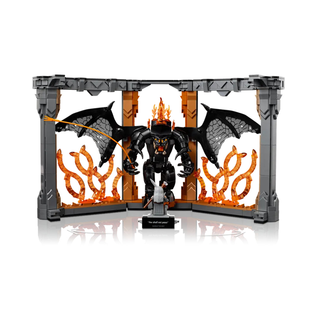 "Žiedų valdovas: Balrogo knygų lentynos dekoras" Konstruktorius