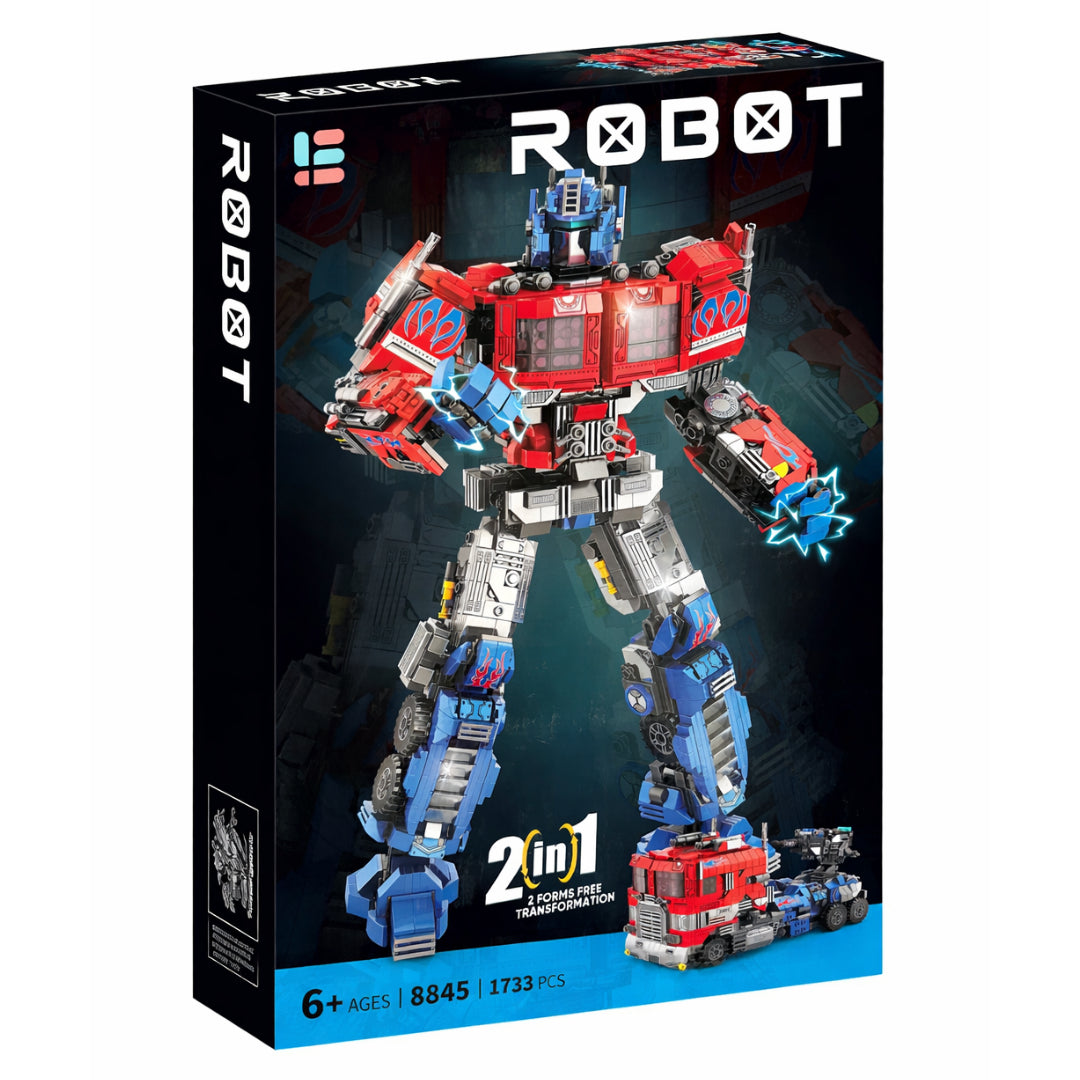 PRIMUS OPTIMUS 2 viename TRANSFORMERIS DIDELIS (1733 detalės) Konstruktorius